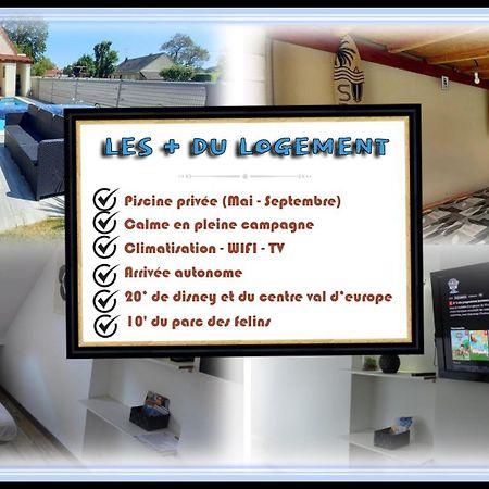 15Min De Disney, Dependance Et Piscine Privee A La Campagne Crevecoeur-en Brie Екстер'єр фото